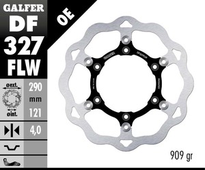 דיסק בלם צף גלפר - GALFER DISC DF327FLW