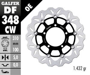 דיסק בלם צף גלפר - GALFER DISC DF348CW