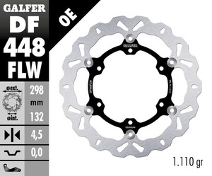 דיסק בלם צף גלפר - GALFER DISC DF448FLW