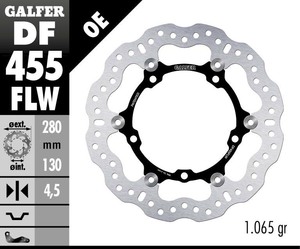 דיסק בלם צף גלפר - GALFER DISC DF455FLW