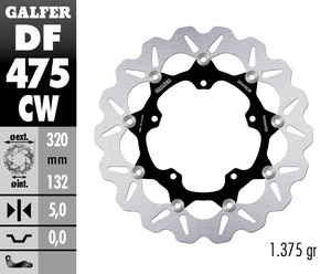 דיסק בלם צף גלפר - GALFER DISC DF475CW