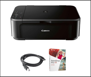 מדפסת הזרקת דיו ביתית 3 ב-1 CANON PIXMA MG3650S Black