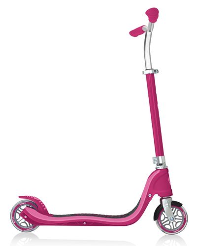 קורקינט לילדים ונוער פלואו 125 FLOW עם ידית מתכווננת ומשטח רכיבה תלת שכבתי - ורוד RUBY