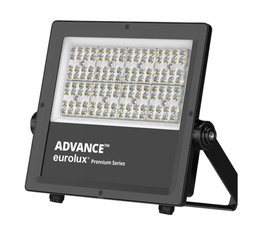 פנס חוץ Advance 150W LUMILEDS 172Lm/w 4000K IP65 שחור יורולוקס 
