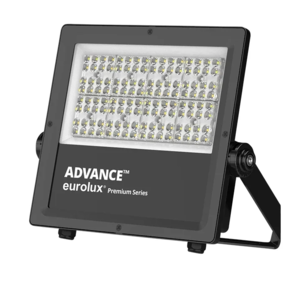 פנס חוץ Advance 150W LUMILEDS 172Lm/w 4000K IP65 שחור יורולוקס 
