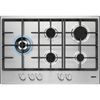 כיריים גז 75 ס"מ מבית ZANUSSI זנוסי דגם ZGH76534 צבע נירוסטה
