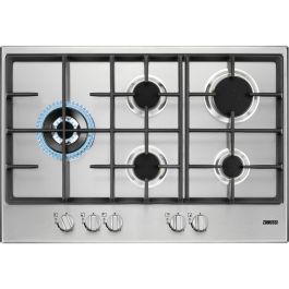 כיריים גז 75 ס"מ מבית ZANUSSI זנוסי דגם ZGH76534 צבע נירוסטה