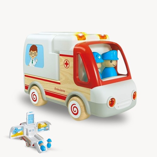 סט אמבולנס נפתח למשחק דמיון! מבית WOODYLAND