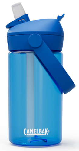 בקבוק שתייה לילדים Thrive Flip Straw 400ml כחול/שקוף  - Camlback 