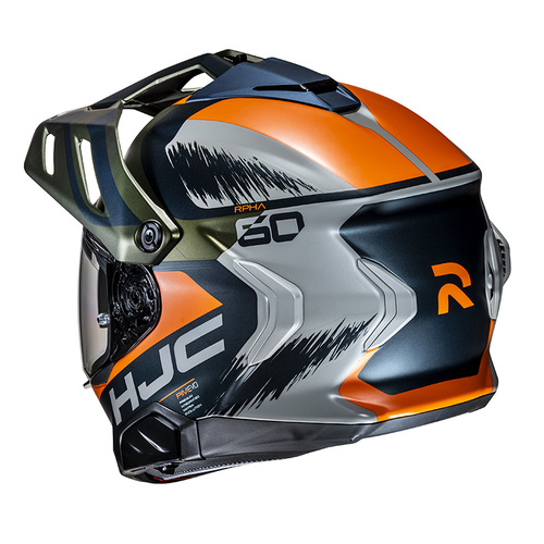 קסדת אדונצ'ר כחול / כתום - HJC RPHA60 QUID MC47