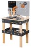 שולחן כלי עבודה לילדים מעץ עם למעלה מ 25 כלים ואביזרי משחק - אפור