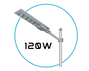 פנס רחוב סולארי 120W – ללא צורך בחשמל או חיווט