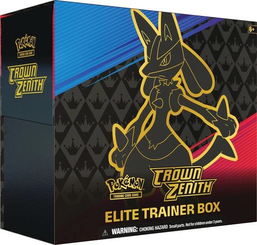קלפי פוקימון אליט טריינר בוקס קראון זניט Crown Zenith Elite Trainer Box - Crown Zenith (CRZ)