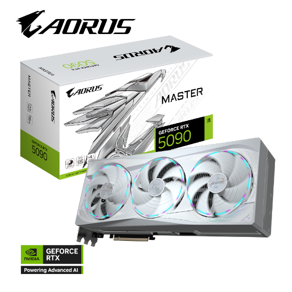 כרטיס מסך AORUS GeForce RTX 5090 MASTER ICE 32G