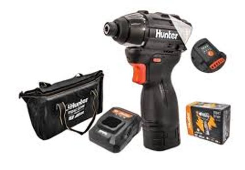 מברגת אימפקט בראשלס 16V עם מטען + סוללה HUNTER 100312-026 2.0Ah