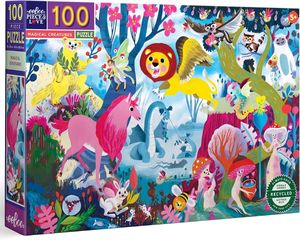 EEBOO - פאזל 100 חלקים - יצורים קסומים