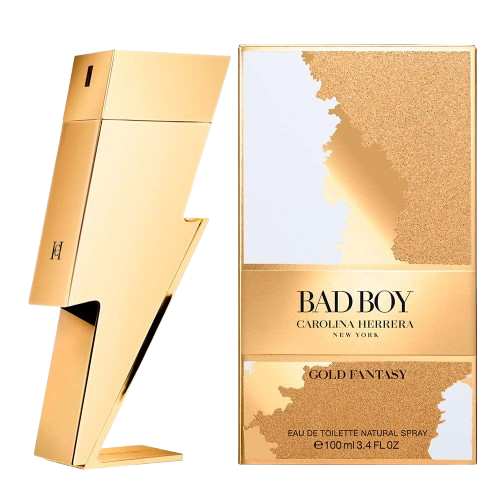 Carolina Herrera Bad Boy Gold Fantasy 100ML EDT קרולינה הררה בד בוי גולד פנטאזי לגבר