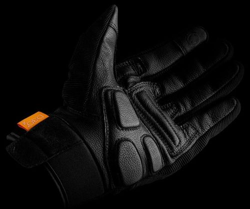 כפפות קיץ לנשים מעור / בד שחור / ורוד - FURYGAN JET LADY D3O GLOVES