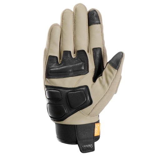 כפפות קיץ מעור / בד חום / שחור - FURYGAN JET D3O GLOVES 