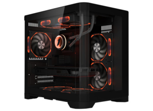 מארז מחשב 1StPlayer UV5 3X ARGB Fan HUB+Remote Black