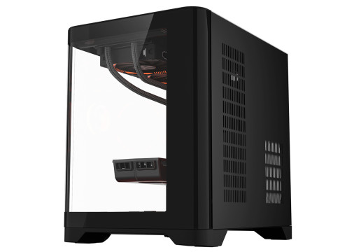 מארז מחשב 1StPlayer UV5 3X ARGB Fan HUB+Remote Black