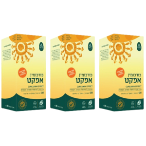 מבצע שלישיה | כורכומין אפקט | כורכום | 360 כמוסות | ברא צמחים | BARA
