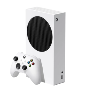 באנדל Xbox Series S + בקר לבן + אוזניות אקס בוקס בצבע שחור + תחנת טעינה לשלטים