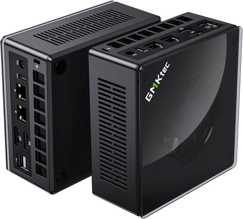 מחשב נייח מיני גיימינג מחשב נייח קטן GMK K8 Tec Plus AMD 8845HS 32GB DDR5 1TB WIN11PRO Wifi Bluetooth שלוש שנים אחריות רשמית