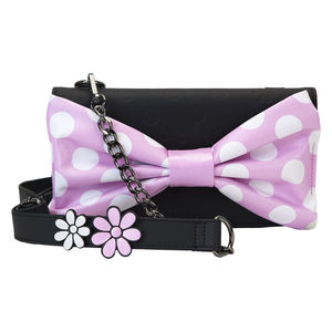תיק לאונג' פליי - סתיק צד קלאץ' מיני מאוס - Minnie the dots clutch crossbody bag Loungefly