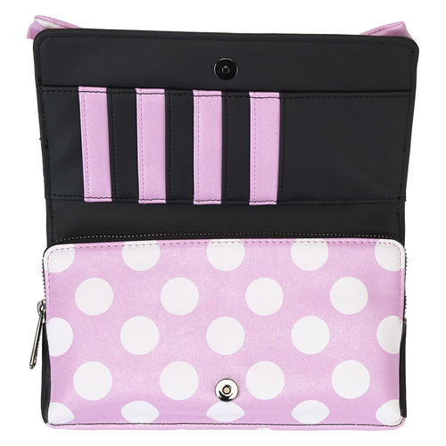 תיק לאונג' פליי - סתיק צד קלאץ' מיני מאוס - Minnie the dots clutch crossbody bag