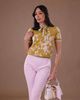Floral jacquard top