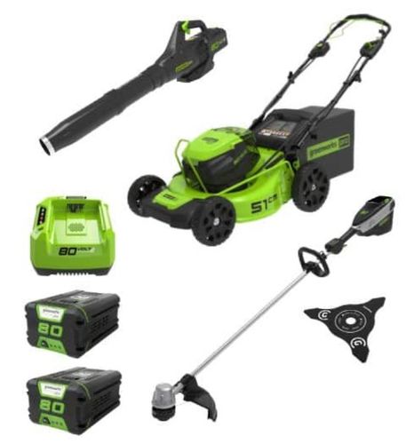 דיל PROFIT GREENWORKS 80V PRO - סט מקצועי הכולל מכסחת 21