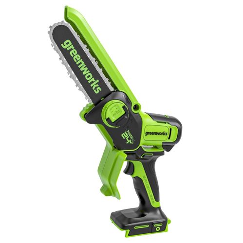 מסור שרשרת מיני GREENWORKS 24V Brushless דגם 99543-1 עם להב 10 ס