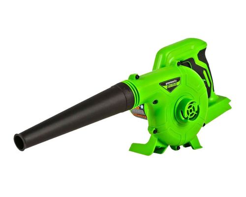 שואב/מפוח ברל'ה GREENWORKS 24V דגם 99506-7 קומפקטי במיוחד לעבודות מקצועיות מדויקות במשקל 1.1 ק