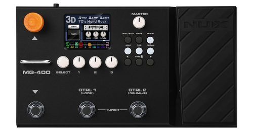מולטי אפקט לגיטרה NUX MG-400 Modelling Guitar & Bass Processor