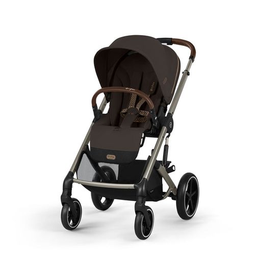 עגלת תינוק דגם באליוס Balios TS5 - צבע Chocolate Brown כולל סלקל Cloud G