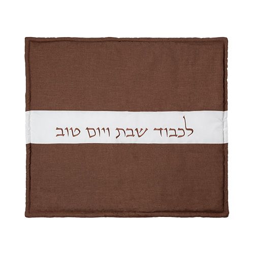 כיסוי פלטה מהודר עבה חום