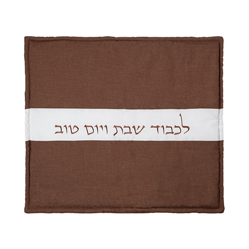 כיסוי פלטה מהודר עבה חום