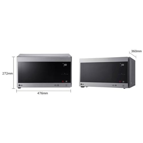 מיקרוגל דיגיטלי 25 ליטר LG MS2595CIS Smart Inverter 1000W כסוף