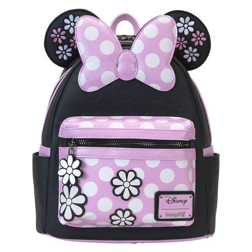 תיק לאונג' פליי - תיק גב מיני מאוס  - Disney Minnie floral rock the dots mini BackPack