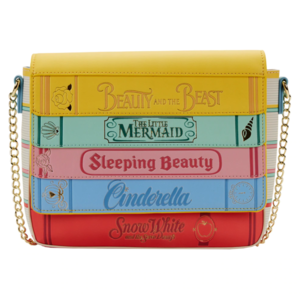 תיק לאונג' פליי - תיק צד ספרי נסיכות דיסני - Disney princess books crossbody bag Loungefly