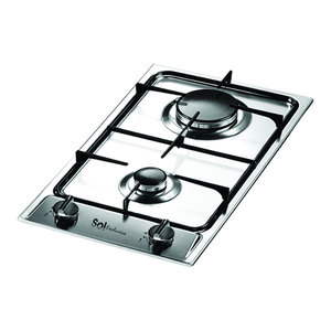 כיריים גז דומינו נירוסטה SOL FV3XG088