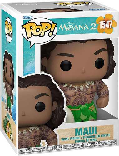 בובת פופ דיסני: מואנה 2 - מאוי - Funko POP! Disney: Moana 2 - Maui #1547
