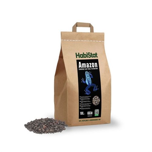 כדורי חימר אמזון לטרריום HABISTAT 10 ליטר