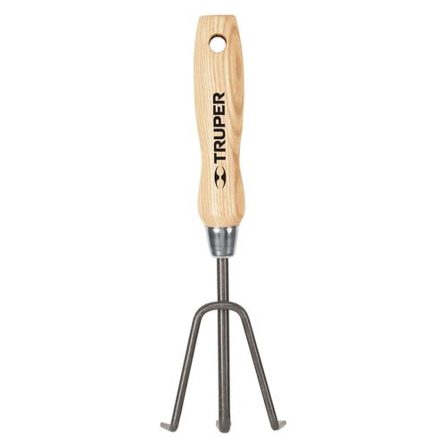 מקלטר 3 שיניים לגינה ידית קצרה TRUPER