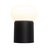 מנורת קיר גוף שחור HELIX 5W IP54 אור חם NISKO
