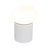 מנורת קיר גוף לבן HELIX 5W IP54 אור חם NISKO