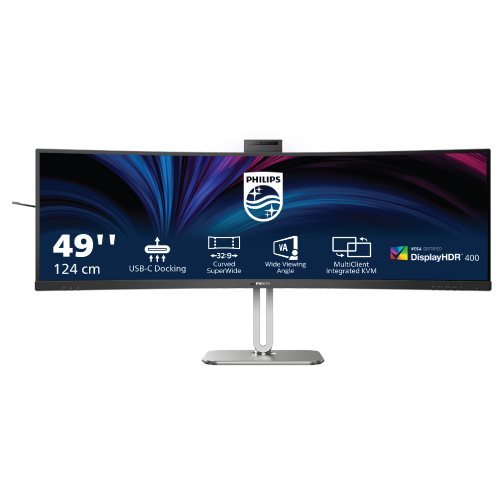 מסך מחשב קעור 48.8 אינץ PhilIps SuperWide 49B2U5900CH