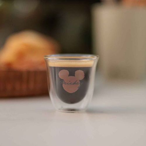 כוס אספרסו מיקי מאוס זכוכית דאבל וואל - Mickey & Minnie