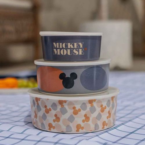 Mickey & Minnie - קופסת אוכל מלמין מיקי מאוס